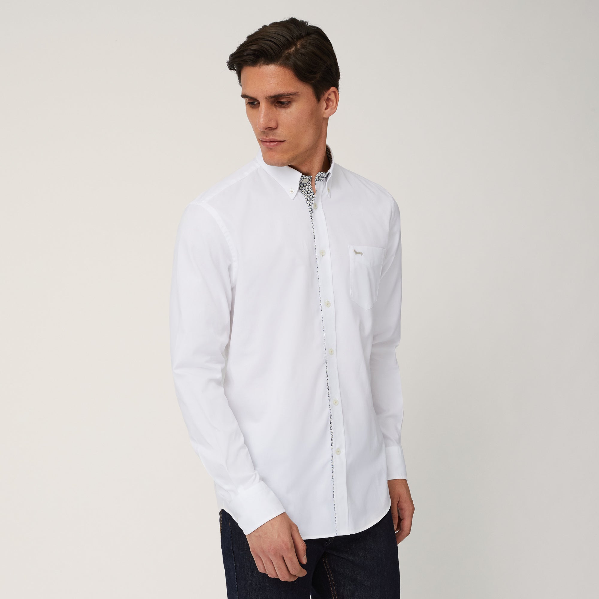 Shirt with Contrasting Details