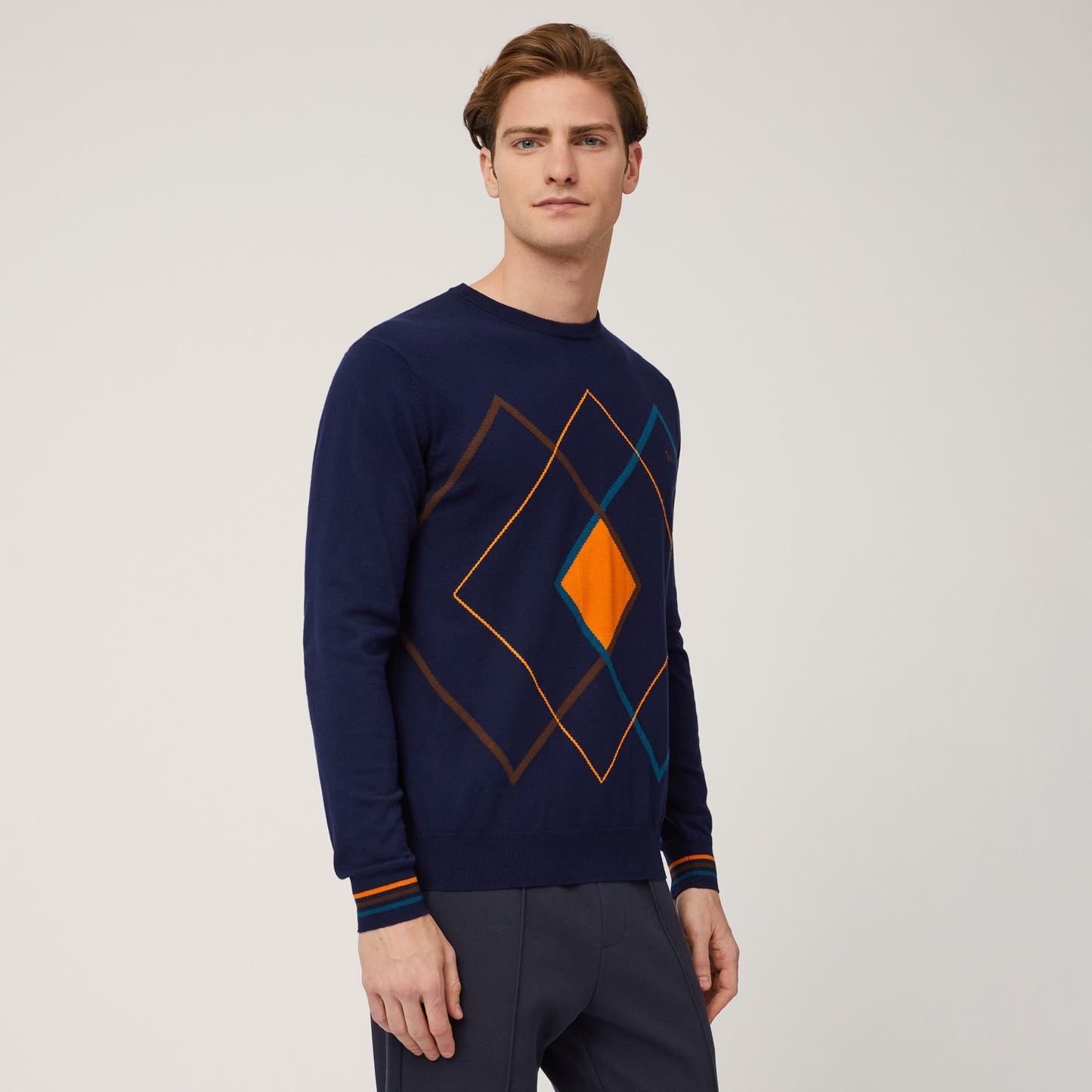 Argyle Pattern Pullover