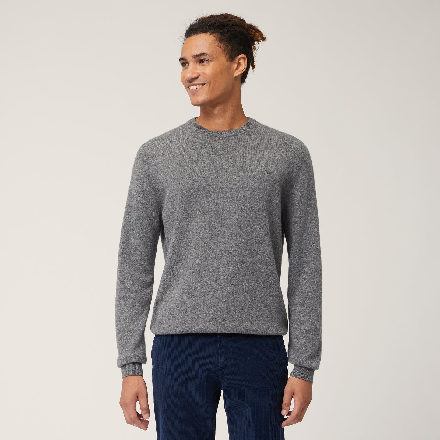 Cashmere Crew-Neck Pullover